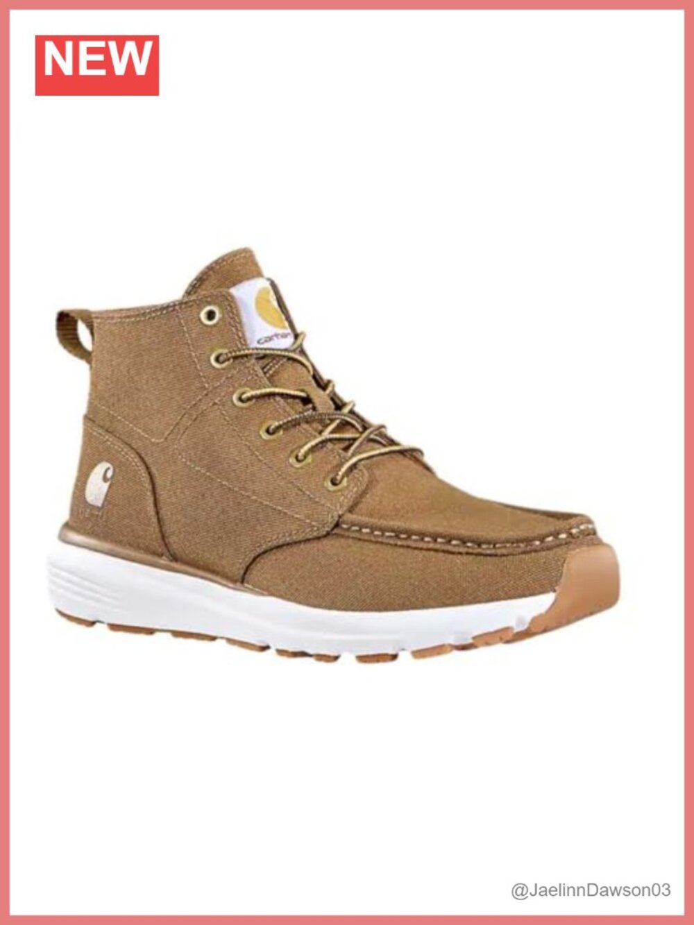 Canvas Chukka Boot Lace-Up Slip-Resistant Work